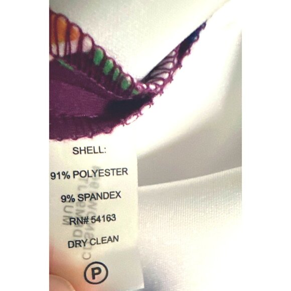 Calvin Klein Womens Floral Sleeveless Dress Size 14 - Picture 5 of 10